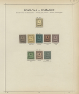 Italien - Altitalienische Staaten: Romagna: 1859, Complete Mint Set Of Nine Values, Most No Gum, Fin - Romagna