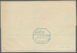 Italien - Altitalienische Staaten: Sardinien: 1819, 50 C Cavallini, Mint Without Watermark. Fine Con - Sardinië