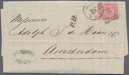 Italien: 1863 Issue, 40c Carmine (with The Usual Slightly Uneven Perforations) Tied By "13" Numeral - Ongebruikt