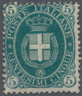 Italien: 1889, 5 C Deep Green, Perf 14 (comb), Watermark "Crown", Mint With Orininal Gum, Slightly O - Ongebruikt