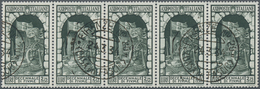 Italien: 1934, 10 Years Annexation Of Fiume Three High Values 1.75l.+1l. Bluish Black, 2.55l.+2l. Da - Mint/hinged