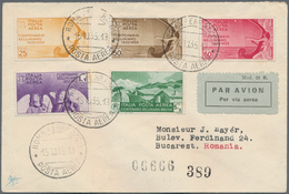 Italien: 1935, Bellini, Airmail Stamps 25c.-5l., Set Of Five Values (few Slightly Toned Perfs) On Re - Ongebruikt