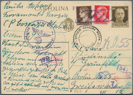 Italien: 1942. 30 C Italian Postal Stationary Card, Uprated By 10 C And 20 C Imperiale, Posted At Th - Ongebruikt