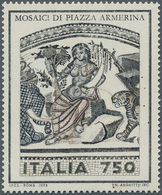 Italien: 1993, Floor Mosaic ‚Piazza Armerina In Enna‘ 750l. With MISSING COLOURS (yellow And Brown), - Mint/hinged