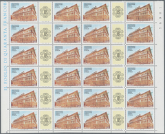 Italien: 1993. 100th Anniversary Of The National Bank. Lower Half Of A Sheet Of 40, That Are 20 Stam - Mint/hinged
