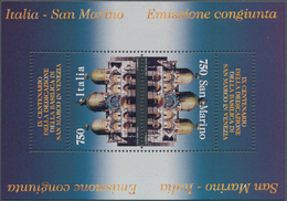 Italien: 1994, 750 L Multiple Colour Block Issue With Double Perforation, Mint Never Hinged (Sass. 1 - Ongebruikt