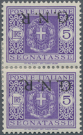 Italien - Militärpostmarken: Nationalgarde: 1943, G.N.R. On Postage Dues 5l. Violet, Brescia Issue, - Autres & Non Classés