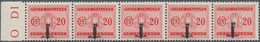 Italien - Portomarken: 1944, Postage Due 20c. Carmine With MISPLACED OVERPRINT Of Fasces To Bottom I - Taxe