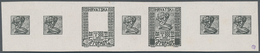 Jugoslawien: 1918. "Freedom For Croatia". 40 (Fil) Black, Imperforated, Thick, White Chalky Carton P - Other & Unclassified