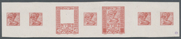 Jugoslawien: 1918. "Freedom For Croatia". 40 (Fil) Red-brown, Imperforated, Thick, White Chalky Cart - Autres & Non Classés