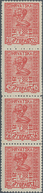 Jugoslawien: 1918. Freedom For Croatia. ESSAYS. 20 (Fil), 45 (Fil), 25 (Fil) And 10 (Fil), Red, Perf - Other & Unclassified