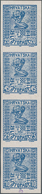 Jugoslawien: 1918. Freedom For Croatia. ESSAYS. 20 (Fil), 45 (Fil), 25 (Fil) And 10 (Fil), Blue, Whi - Andere & Zonder Classificatie