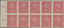 Jugoslawien: YUGOSLAVIA - SHS CROATIA. 1919. "Allegories Of Freedom" Definitives (Falcon - Symbol Of - Other & Unclassified