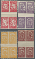 Jugoslawien: 1920. New Currency "Chainbreakers". 20 P Carmine, 40p Violet, 45p Yellow And 60p Red-br - Other & Unclassified