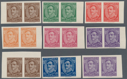 Jugoslawien: 1931, Definitives "King Alexander", 25pa.-20din., Nine Values With Engraver's Name As I - Other & Unclassified