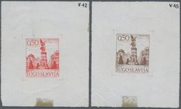 Jugoslawien: 1972. Definitives. Tourism (Memorial At Krusevac For Th "Battle Of Kosovo 1389"). Two I - Andere & Zonder Classificatie