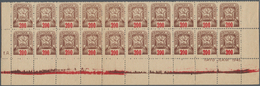 Karpaten-Ukraine: 1945. Definitives ("Soviet Star"). 200 (F) Brown And Lilac-red, Perf L 11 1/2. Two - Ucrania