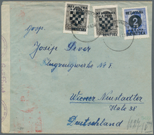 Kroatien: 1941, Letter To Austria, As Part Of The “Great 3rd Reich” Endorsed “Deutschland”, Franked - Croatia