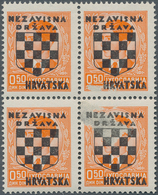 Kroatien: 1941. 2nd Croatian Provisionals. Last King Peter II Definitives Of Yugoslavia Overprinted - Kroatien