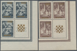 Kroatien: 1941. "Gold Provisionals", Jugoslav Stamps Prepared For The Slavonski Brod National Philat - Kroatië