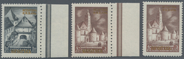 Kroatien: 1941, 1.50 Din. And 4 Din. With Gold Overprint From The Margin Of The Sheet, Perforated K - Kroatië