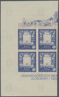 Kroatien: 1943 (23 Mar). Seventh Centenary Of Foundation Of Zagreb. Variety: 3,50K (+6,50K) Brown-pu - Croatia