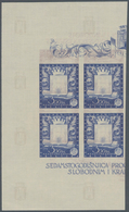 Kroatien: 1943 (23 Mar). Seventh Centenary Of Foundation Of Zagreb. Variety: 3,50K (+6,50K) Brown-pu - Kroatië