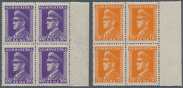 Kroatien: 1943/1944. Dr. Anta Pavelich. "State President" Definitives. Complete Set Of Twenty, In Va - Kroatië