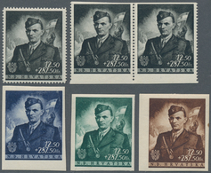 Kroatien: 1944, Honouring Jure Francetic. 12K50 + 287K50, Perf L 14 1/2. Additionally Horizontal Pai - Croatia