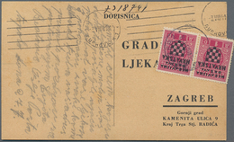 Kroatien - Portomarken: 1941, Pre-addressed Order Card To Main Pharmacist In ZAGREB, Despatched STAM - Croatie