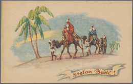 Kroatien - Portomarken: 1944. Christmas Greeting Card, Addressed To The Village SEMOVCI (nearest Pos - Croacia