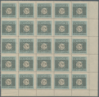 Kroatien - Portomarken: 1943 (April). POSTAGE DUE. Perforation Variety. 0,50K Grey-brown And Light B - Croazia