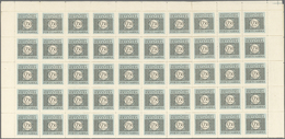 Kroatien - Portomarken: 1943 (April). Postage Due. Perforation Variety: 0.50K Grey-brown And Light B - Kroatië