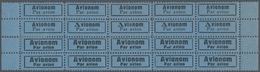 Kroatien - Besonderheiten: 1944. AIRMAIL VIGNETTES. (-) Black/light Grey-blue. Mostly Mint Never Hin - Croatie