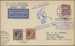 Luxemburg: 1930. Niederlande-Fahrt. Sieger Unbekannte Vorläufer-Karte Mit Deutsch-Luxemburgischer Mi - Otros & Sin Clasificación