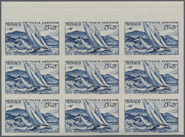Monaco: 1942, Summer Olympics London Airmail Issue Complete Set Of Four (rowing, Skiing, Tennis And - Ongebruikt