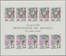 Monaco: 1989, Europa-CEPT ‚Children Games‘ IMPERFORATE Miniature Sheet, Mint Never Hinged And Scarce - Ongebruikt