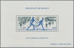 Monaco: 1991, Summer Olympics Barcelona And Winter Olympics Albertville 1992 Set Of Two Perforated S - Ongebruikt