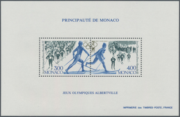 Monaco: 1991, Summer Olympics Barcelona And Winter Olympics Albertville 1992 Set Of Two Perforated S - Nuevos