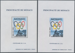 Monaco: 1994, 100 Years Olympic Committee (olympic Flag And Sorbonne University In Paris) Perforated - Neufs