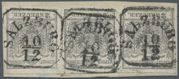 Österreich: 1850, 2 Kreuzer, Handpapier, Gute Farbe Silbergrau, Allseits Vollrandiger Waagerechter D - Autres & Non Classés
