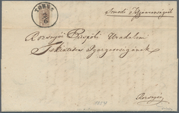 Österreich: 1850, 6 Kreuzer Braun, Handpapier Type III, Linke Hälfte Einer Senkrecht Halbierten Mark - Other & Unclassified