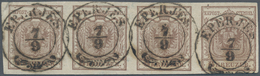 Österreich: 1850/54, 6 Kreuzer Braun, Type III, Auf Maschinenpapier, Entwertet Mit Klarem Abdruck De - Andere & Zonder Classificatie