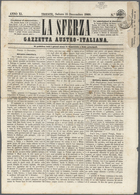 Österreich: 1860, Zeitungsmarke 1,05 Kr. In Besserer Farbe Grau, Allseits Breit/überrandiges Kabinet - Andere & Zonder Classificatie