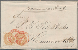 Österreich: 1863, Ovalausgabe 10 Kr. Enge Zähnung Und 1864, 2x 15 Kr. Weite Zähnung Als Ausgaben-MiF - Andere & Zonder Classificatie