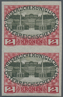 Österreich: 1908, 2 Kr. Rot/oliv "Zum 60 Jährigen Regierungsjubiläum Kaiser Franz Josephs" Im UNGEZÄ - Otros & Sin Clasificación