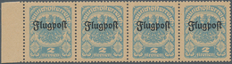 Österreich: 1922, Nicht Verausgabter Wert 2 Kr Mittelgrünlichblau Mit Audruck „Flugpost” Im Viererst - Andere & Zonder Classificatie