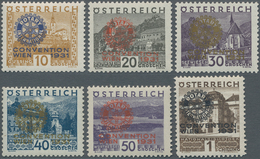 Österreich: 1931, Rotary, Kompletter Satz Postfrisch. Mi. 650,- €. - Otros & Sin Clasificación