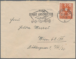 Österreich: 1945, SCHMUGGELPOST, Brief Mit Rs. Absenderangabe LINZ In Der US-Zone Nach Wien In Die R - Other & Unclassified