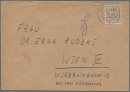 Österreich: 1945, SCHMUGGELPOST, Brief Aus Bergen-Enkheim Kr.Hanau In Deutschland Nach Wien, Geschmu - Andere & Zonder Classificatie